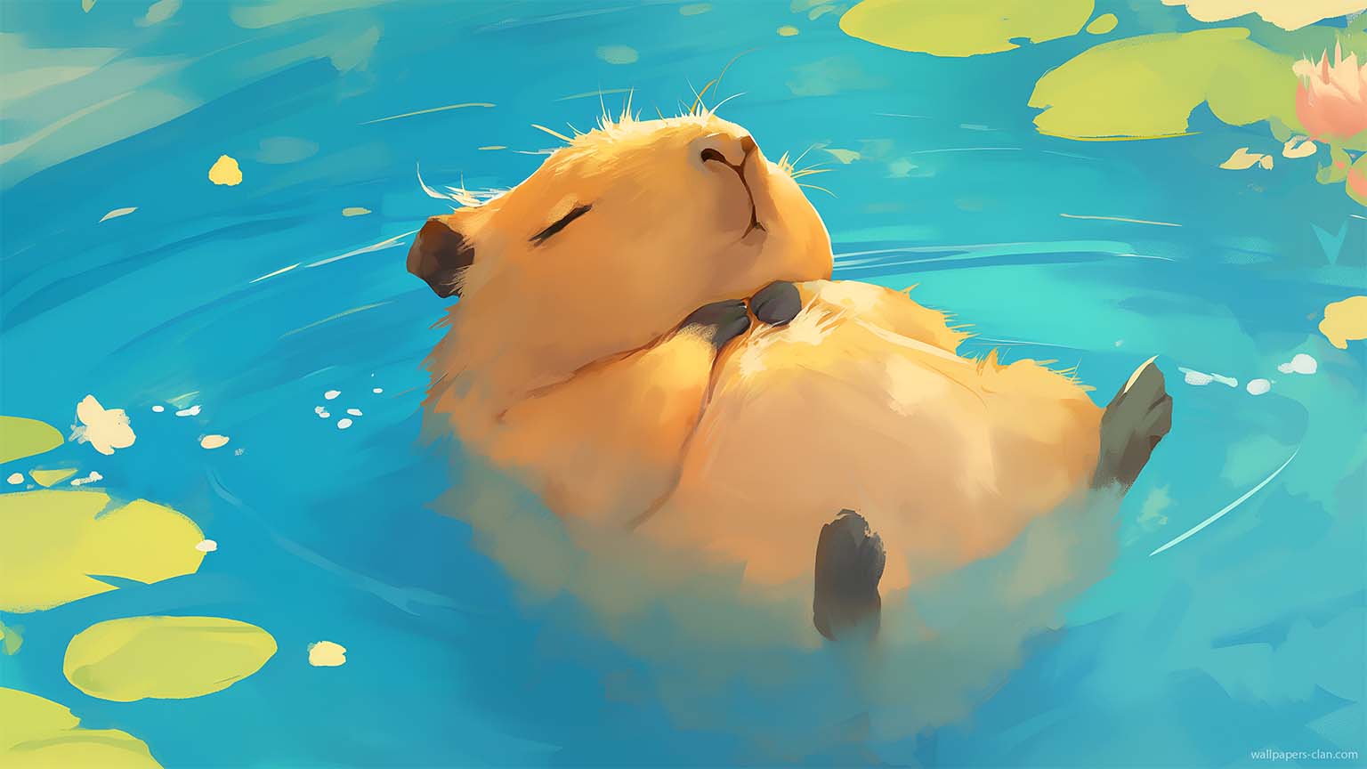 Katart élményfestés - Kapibara relax