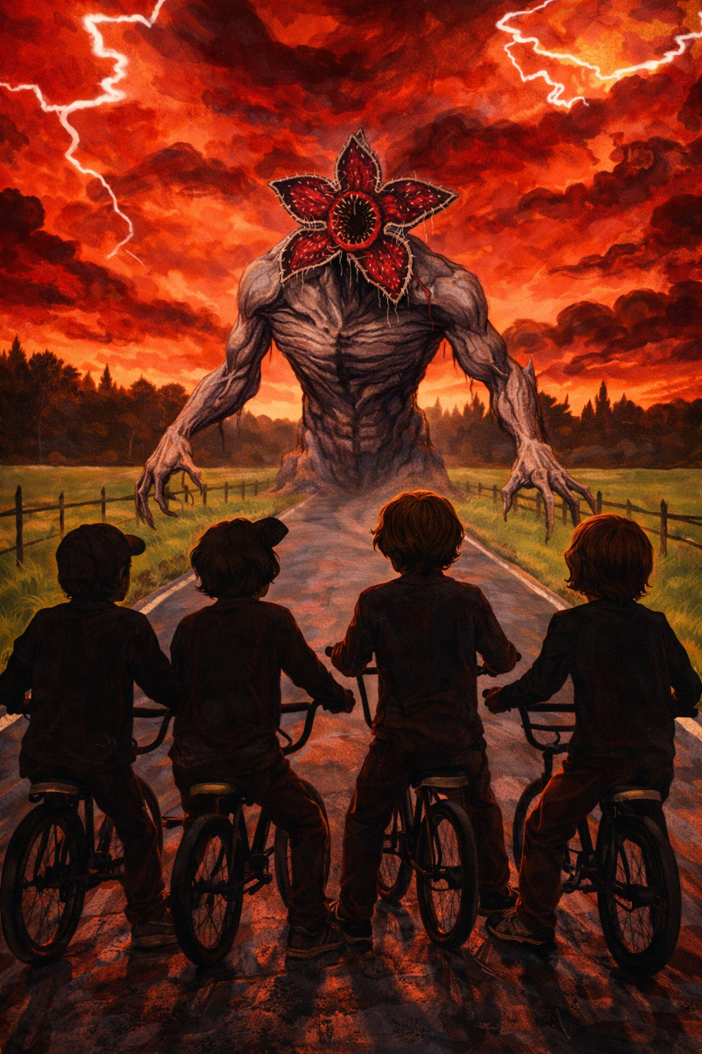 Katart élményfestés - Stranger things