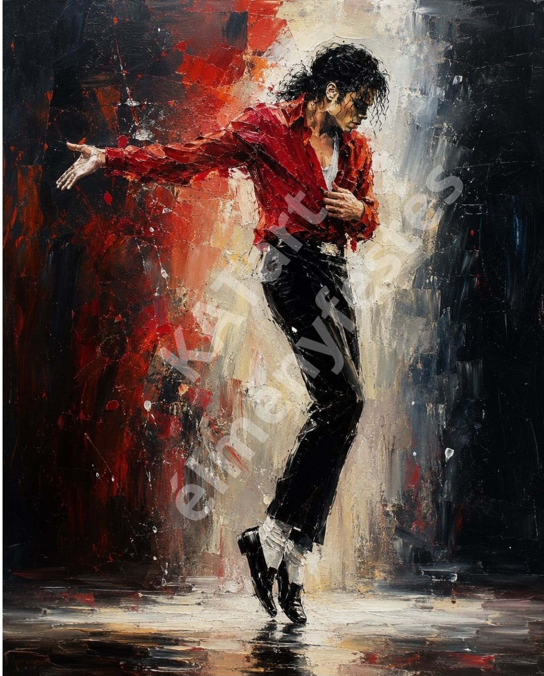 Katart élményfestés - Michael Jackson